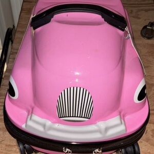 Pink Car-Shaped Suitcase